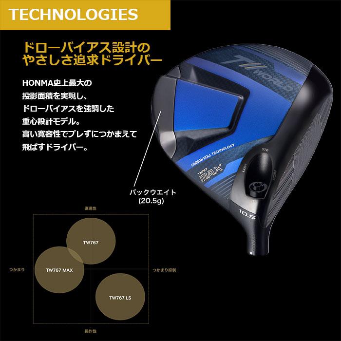 TOUR WORLD 即納OK HONMA GOLF T//WORLD TW767 MAX ドライバー