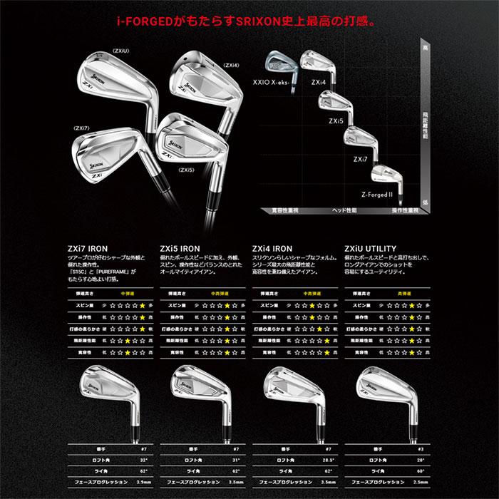 SRIXON DUNLOP SRIXON ZXi5 アイアン 6本セット（#5〜9,PW） Diamana