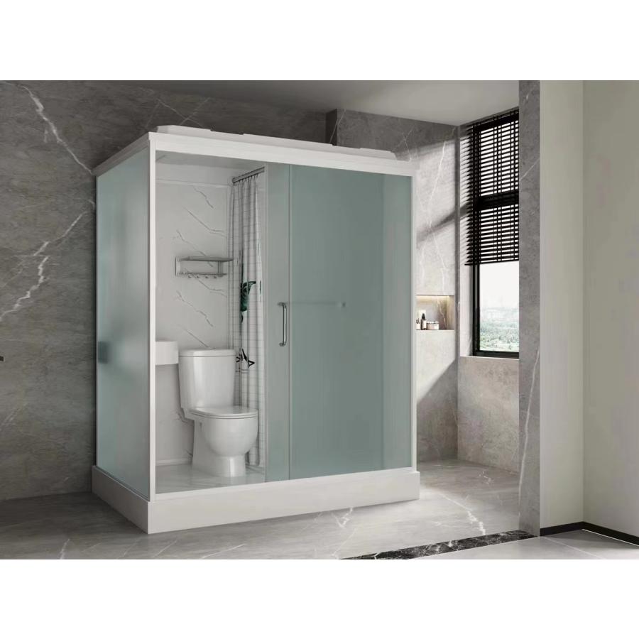 簡易シャワー室 簡易浴室 家庭用 便利 トイレセット シャワーヘッド ドア ガラス便器付き シングルルーム コンテナハウス 納期相談 |  | 11