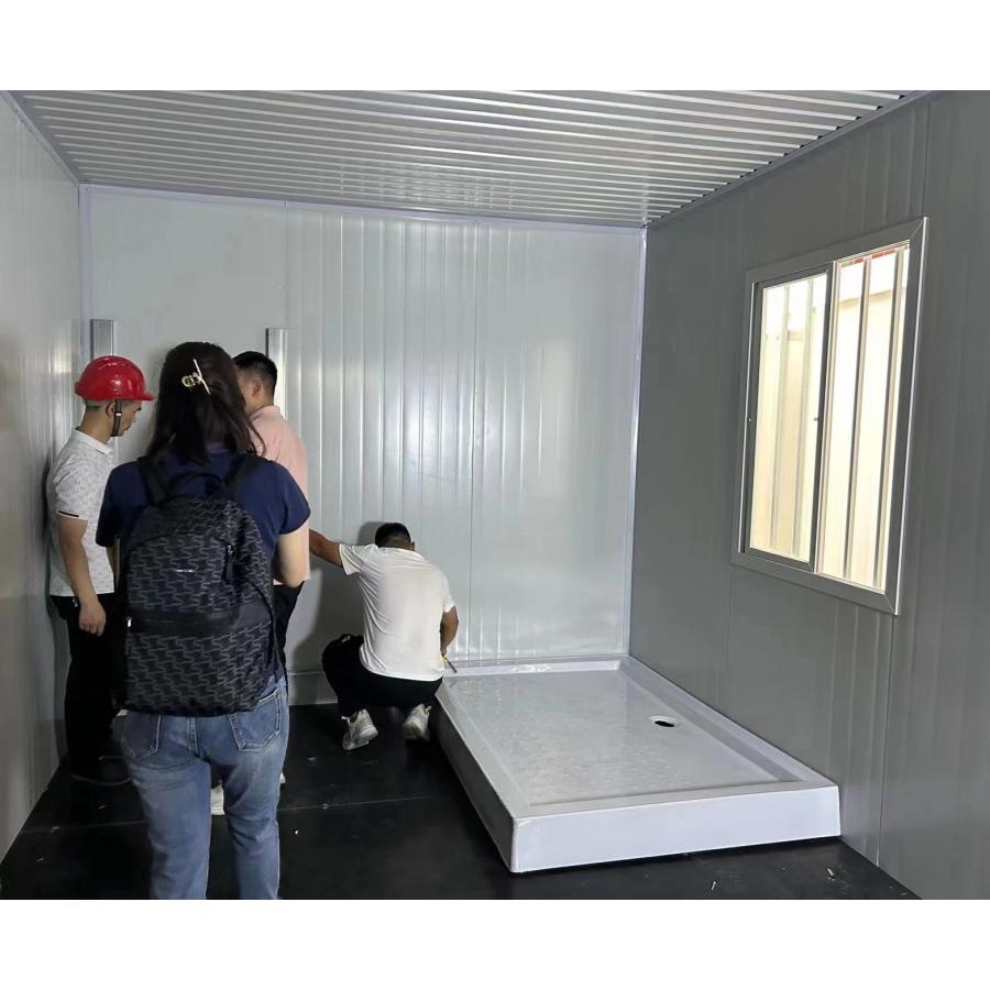 簡易シャワー室 簡易浴室 家庭用 便利 トイレセット シャワーヘッド ドア ガラス便器付き シングルルーム コンテナハウス 納期相談 |  | 14