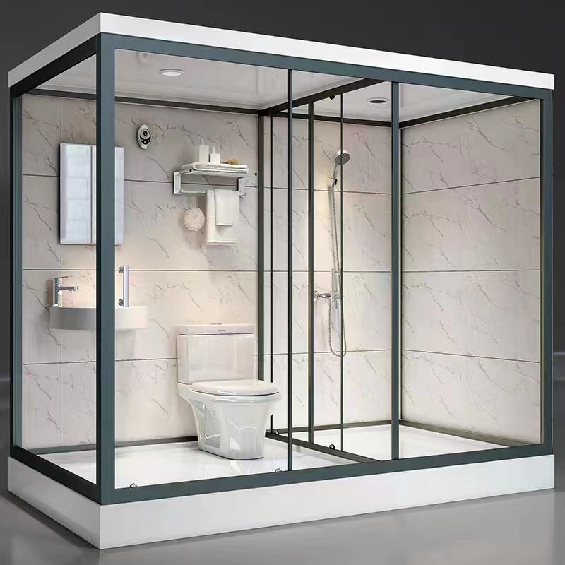 簡易シャワー室 簡易浴室 家庭用 便利 トイレセット シャワーヘッド ドア ガラス便器付き シングルルーム コンテナハウス 納期相談 |  | 04