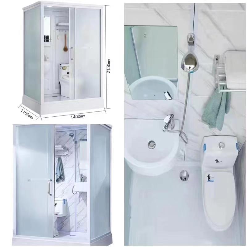 簡易シャワー室 簡易浴室 家庭用 便利 トイレセット シャワーヘッド ドア ガラス便器付き シングルルーム コンテナハウス 納期相談 |  | 08