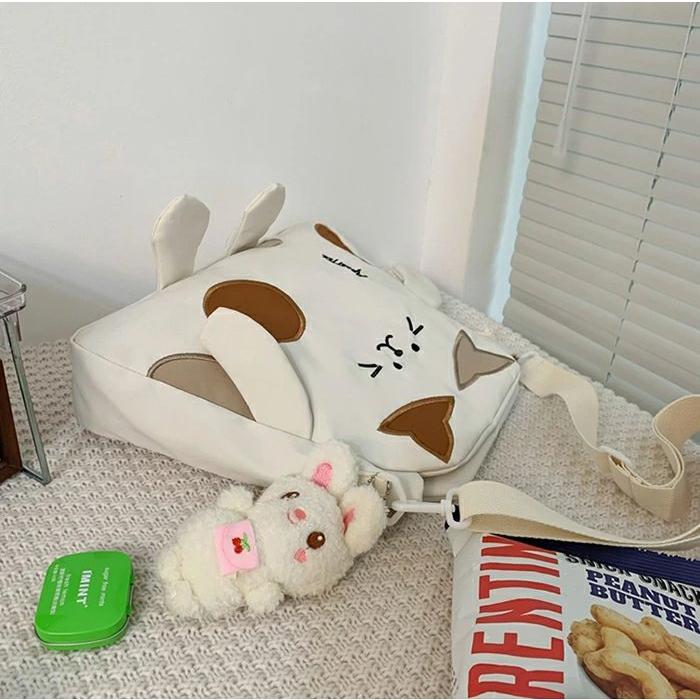 猫顔バッグ 猫柄 ねこ ショルダーバッグ バッグ 猫 ペット ハンドバッグ 斜めがけ 斜めがけバッグ 肩がけ 猫型 猫グッズ レディース 女の子 かわいい |  | 07