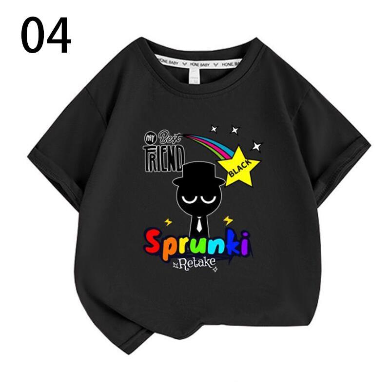 スプランキー sprunki 子供服 半袖Tシャツ 通気性 肌着 通気性 肌着 柔らかい 男の子 女の子 子ども服 小学生 トップス |  | 04