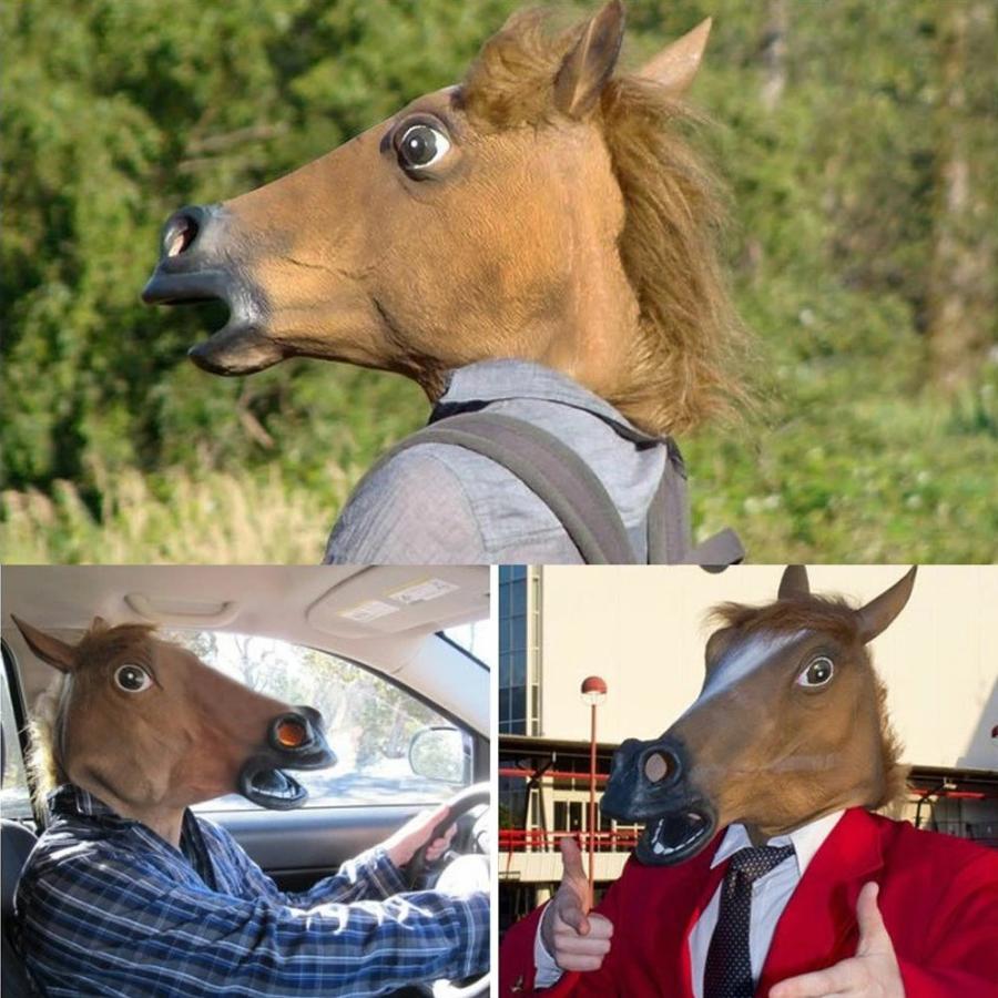 コスプレ 衣装 馬 マスク 変身マスク おもしろ コスプレ アニマル 動物 ポニー ギャグ 宴会 仮装 小物 被り物 パーティー 仮装 変装 |  | 02