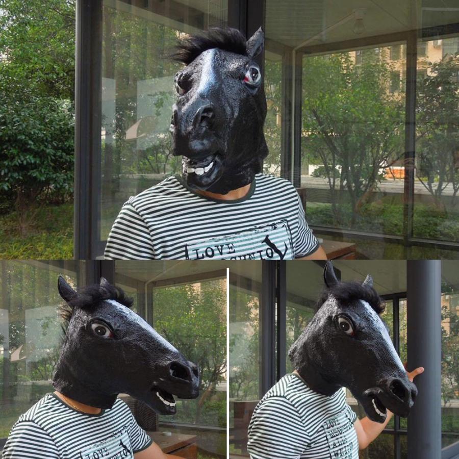 コスプレ 衣装 馬 マスク 変身マスク おもしろ コスプレ アニマル 動物 ポニー ギャグ 宴会 仮装 小物 被り物 パーティー 仮装 変装 |  | 03