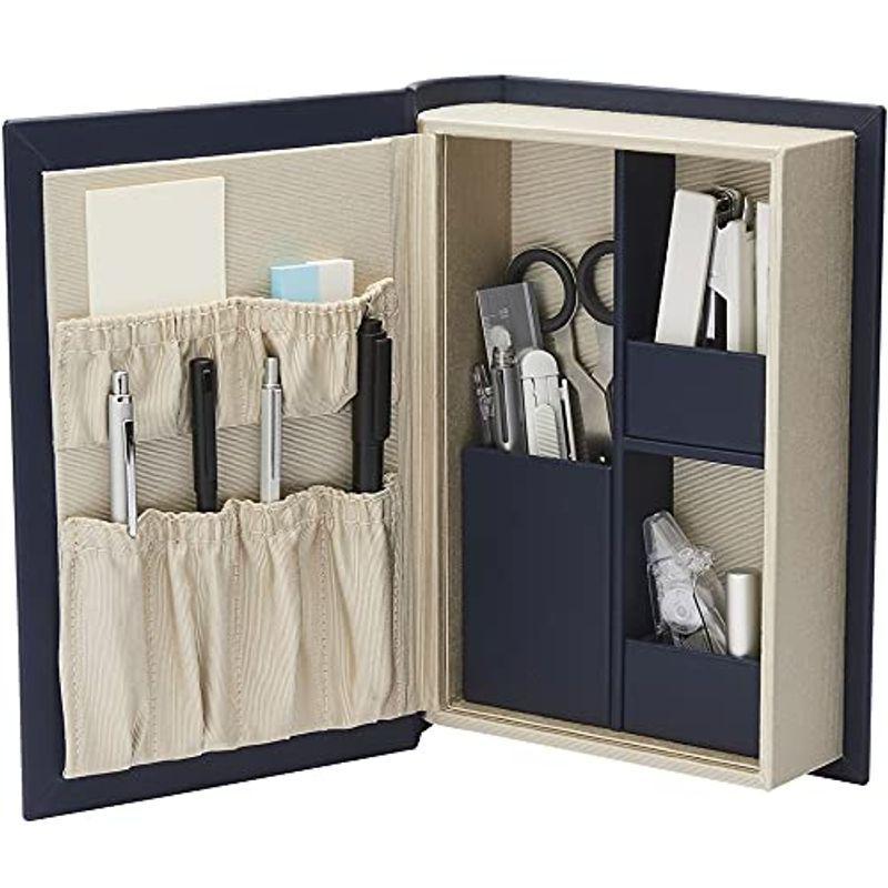 文房具 収納ボックス 本型 卓上 おしゃれ 文具入れ W7 D18 5 H26cm 日本製 34zypctirs Superopticas Com