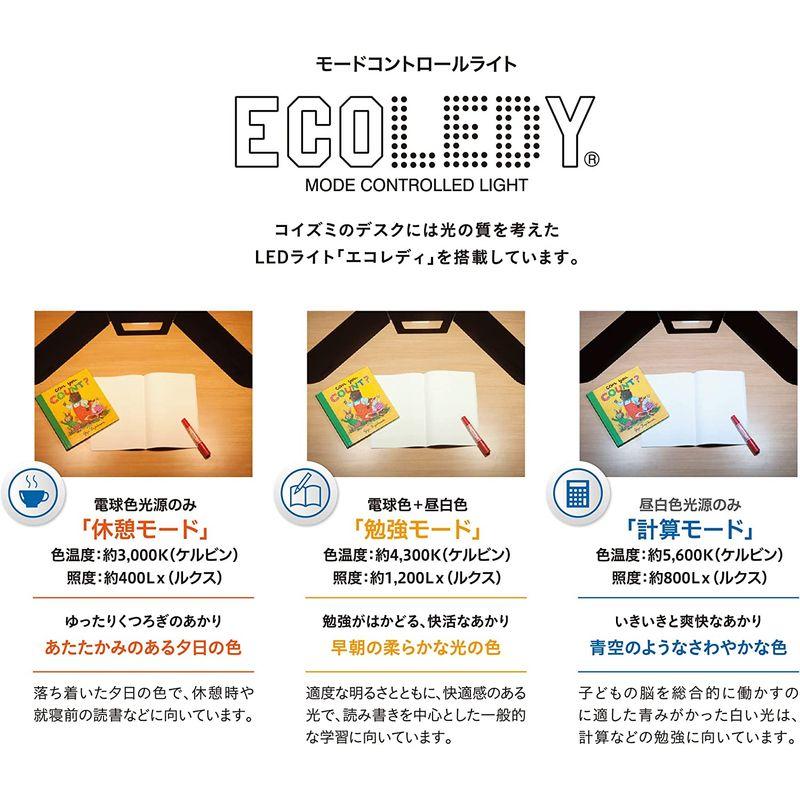 KOIZUMI(コイズミ・コイズミ学習机) LEDアームライト ホワイト ECL-611 コイズミ コイズミ学習机 LEDアームライト ホワイト ECL サイズ