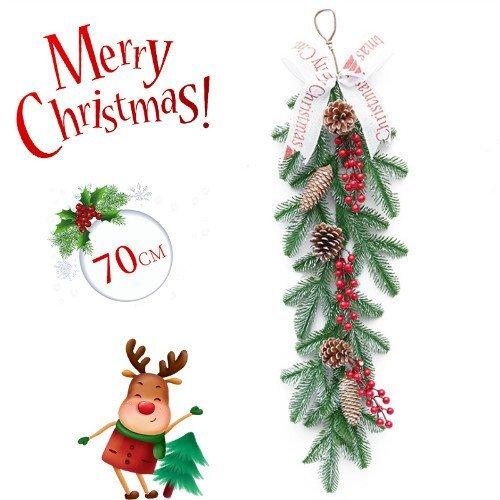 クリスマス飾り ドア 綿花 藤 かざり 手作り 関飾り 壁飾り 花輪 クリスマスツリー 室内 屋外用 大きい 装飾 インテリア デコレーション Cocoaru Store 通販 Yahoo ショッピング