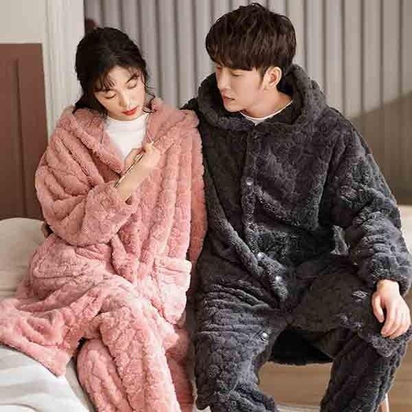 超ポイント祭 期間限定 カップルパジャマ お揃いパジャマ 冬向き もこもこ 韓国 裏起毛 夫婦 上下セット ペアルック フリース ルームウェア 寝巻き 寝間着 ペアパジャマ カップルパジャマ ルームウェア ペア 寝巻き ペアパジャマ ルームウェア 部屋着 Hakusige Co Jp