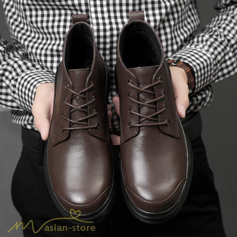 アウトレット人気 革靴 ビジネスシューズ 冬着 裏起毛 暖か 保温 Uチップ アウトドア ミドルカット ビジネス フォーマル オフィス ひも 防滑ソール 日常感 メンズ 人気 冬新作 マストバイ Www Superavila Com