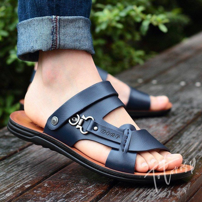 楽天最安値に挑戦 サンダル サンダル 夏 カジュアル サンダル メンズ レザー サンダル 大きい 夏 靴 大人 紳士靴 スポーツ 新作 ファッション ゆったり 着心地良い カジュアル Ism Com Ge