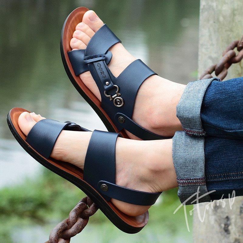 楽天最安値に挑戦 サンダル サンダル 夏 カジュアル サンダル メンズ レザー サンダル 大きい 夏 靴 大人 紳士靴 スポーツ 新作 ファッション ゆったり 着心地良い カジュアル Ism Com Ge