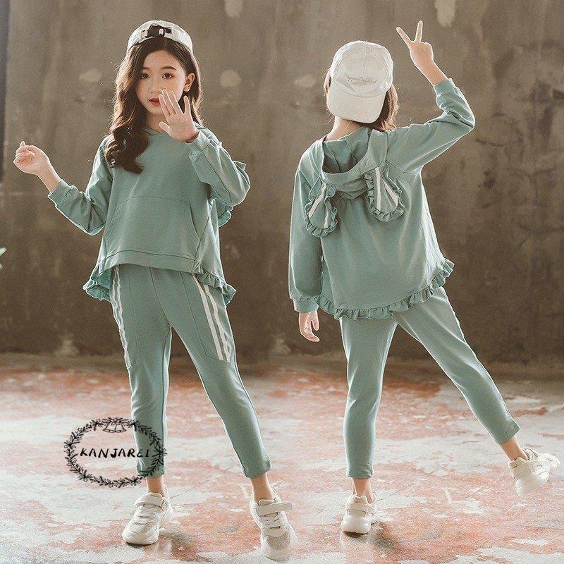 ショッピング卸し売り ジャージ キッズ 女子 上下 長袖 春秋 秋着 ジュニア 2点セット 子供服 セットアップ Tシャツ 長ズボン トレーナー スポーツウェア 運動着 可愛い おしゃれ 新品 純正ファッション Ssl Daikyogo Or Jp