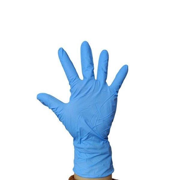 在庫あり ニトリル手袋 100枚入 薄手タイプ ブルー 使い捨て 捧呈 手袋 ミドリ安全 粉無 独特な パウダーフリー