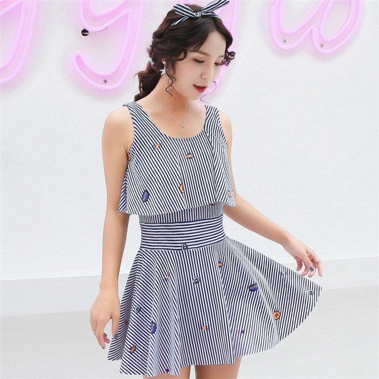 水着レディース 体型カバー 水着 ワンピース型 ショートパンツサロペット水着 ストライプ 水着 風 40代 大きいサイズ 可愛い スイムウェア ママ水着 Lgg8dkxpvl ファッション Pci Edu Pe