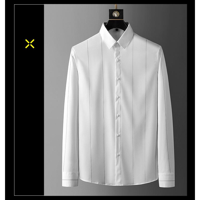 ビジネスシャツ フォーマルシャツ 制服 長袖 シャツ ワイシャツ ボタンダウンシャツ 白シャツ メンズ 結婚式 お葬式 礼服 ブラック ホワイト グレー M-3XL｜cocoaru-store｜16