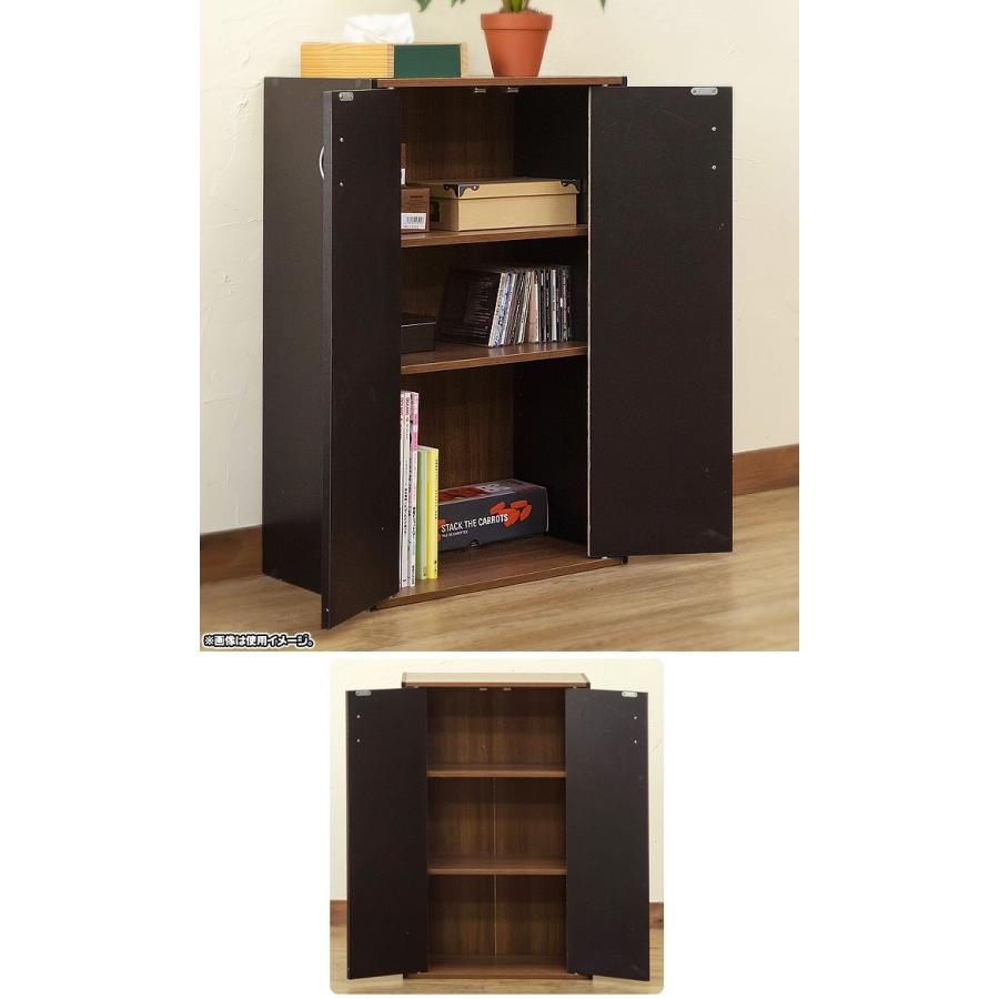 キャビネット 幅50cm 収納ラック 扉付 シンプルラック 収納棚 食器棚 Dvd ブルーレイ 本 漫画 収納 電話台 Fax台 可動棚2枚 高さ80cm インテリア おしゃれ Ccar Ink45 40 Cocoaru ココアル 通販 Yahoo ショッピング