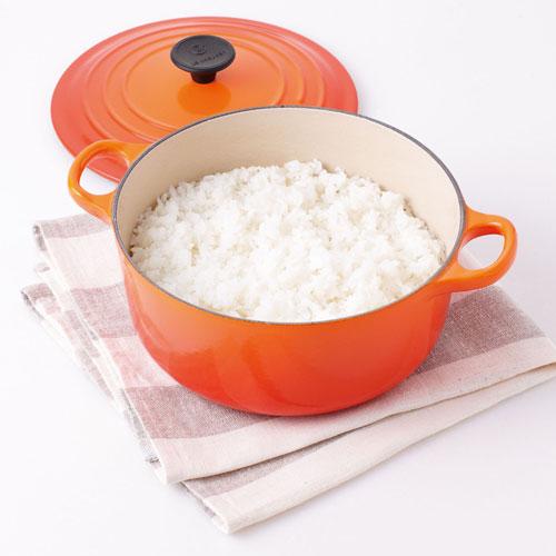 ル・クルーゼ Le Creuset ココット・ロンド 16cm オレンジ 2501 鋳物