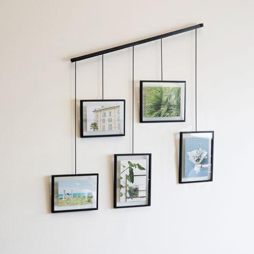 umbra イグジビット フォトディスプレイ ブラック フォトフレーム 壁掛け 複数 フォト 写真 おしゃれ インテリア おすすめ