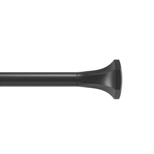 umbra 伸縮 カーテンポール カーテンロッド ブラック 幅91.4-182.9cm