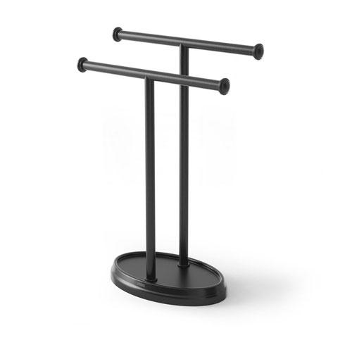 【特価商品】【公式】umbra タオルハンガー スタンド ブラック ダブル PA umbra タオルハンガー スタンド ブラック ダブル PALM : cocoatta