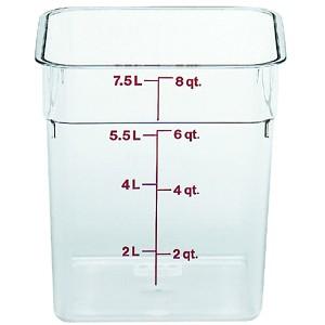 CAMBRO キャンブロ 角型フードコンテナークリアー 8SFSCW : cocoatta