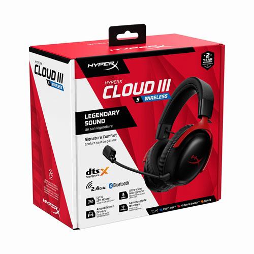 ハイパーエックス HyperX Cloud III S ワイヤレスゲーミングヘッド