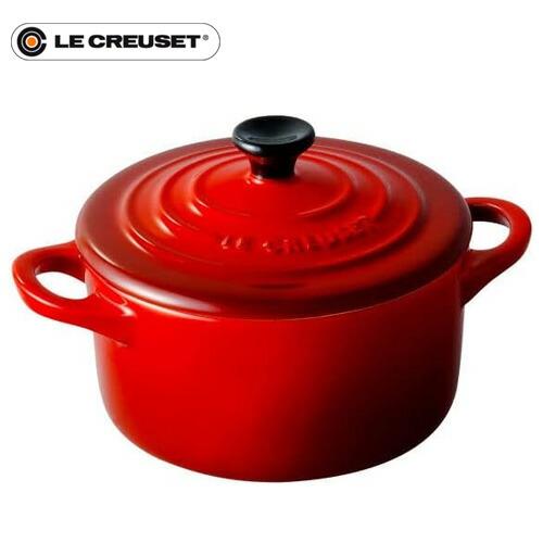 ル・クルーゼ Le Creuset ミニ ココット チェリーレッド 910050-00 鍋