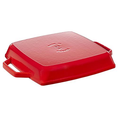 ストウブ staub ピュアグリル スクエア 23cm チェリー 40511-730 ストウブ staub ピュアグリル スクエア 23cm チェリー 40511-730