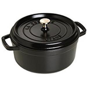 ストウブ staub ピコ ココット ラウンド 14cm 黒 40509-476 日本正規品業務用