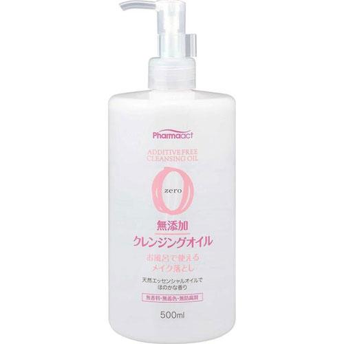 熊野油脂 ファーマアクト 無添加 クレンジングオイル 500ml : cocoatta