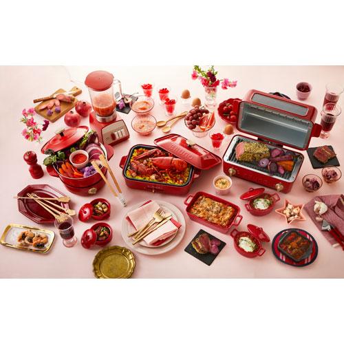 ブルーノ BRUNO コンパクトホットプレート レッド BOE021-RD