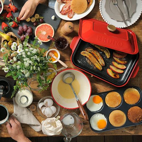 ブルーノ BRUNO コンパクトホットプレート ネイビー BOE021-NV