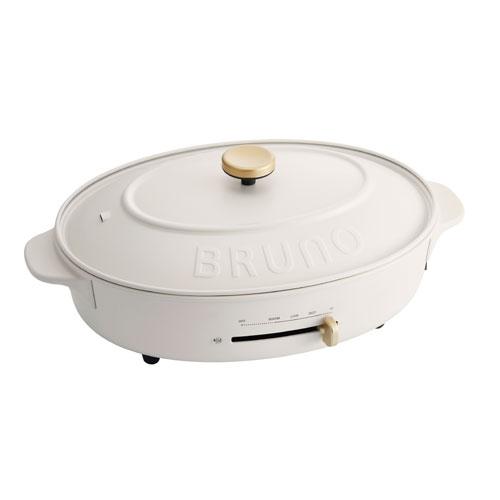 新品未開封　BRUNO Oval Hot Plate ホワイト ブルーノ BRUNO オーバルホットプレート ホワイト BOE053-WH