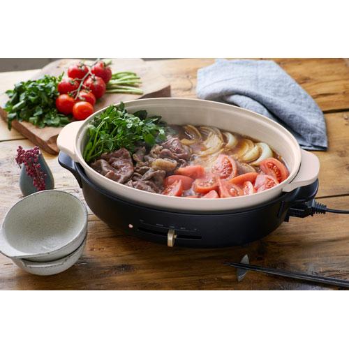 ブルーノ BRUNO オーバルホットプレート ホワイト BOE053-WH