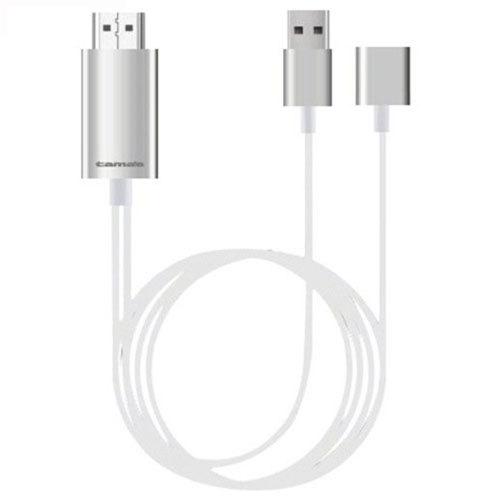 多摩電子工業 iPhone用HDMIケーブル 2.0m ホワイト TSK72H20W