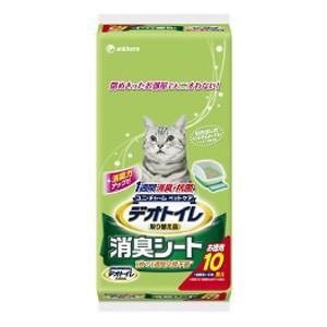 ユニ・チャーム デオトイレ 消臭 抗菌 シート 10枚入 猫用