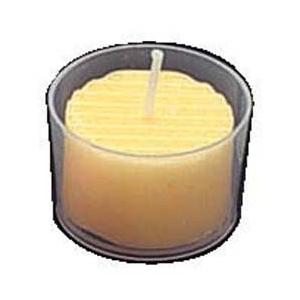ろーそく出品 カップ入 カラーキャンドルローソク イエロー 24ヶ入 : cocoatta