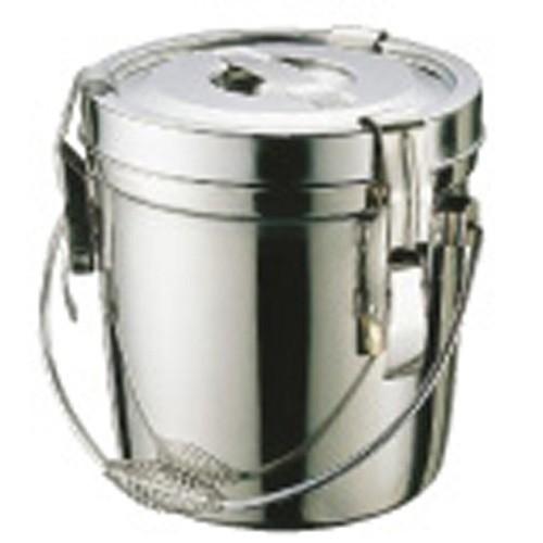 18-8ダブル汁食缶 フック付 6L 吊付