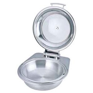 三宝産業 KINGO IH丸チェーフィング フードパン無 ガラスカバー式 小