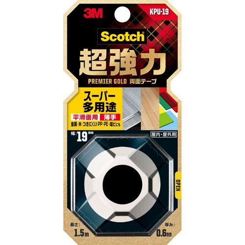 3M スリーエム スコッチ 超強力両面テープ スーパー多用途 平滑面用