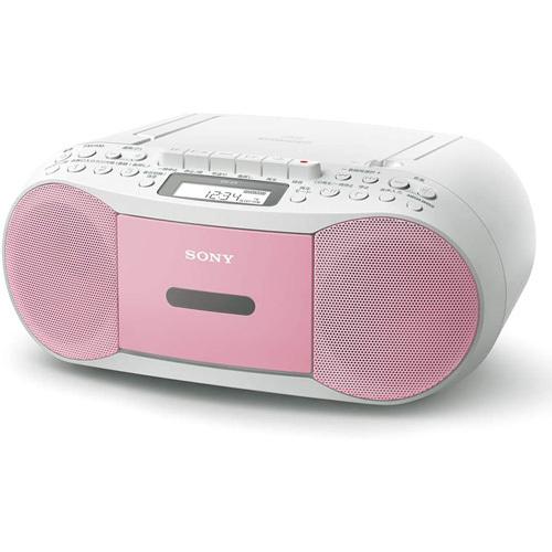 ソニー SONY CDラジオカセットレコーダー ピンク CFD-S70 P