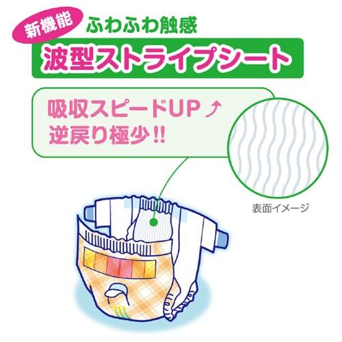 安心の日本製 まとめ買い 男の子＆女の子のための マナーおむつ のび~るテープ付き ジャンボパック SSサイズ 384枚（64×6）_4