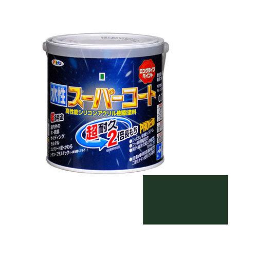 まとめ買い　アサヒペン　超耐久　ヘリテージグリーン　超多用途　0.7L　水性スーパーコート　6個セット