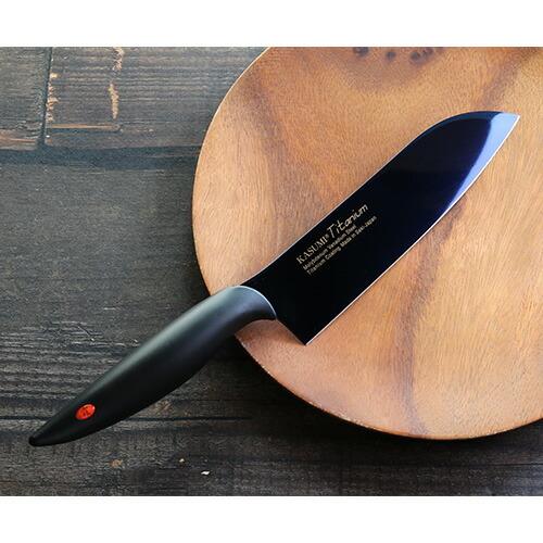 受注生産品 霞 チタニウム 三徳包丁18cm ブルー スミカマ 調理器具 インテリア 住まい 小物 Belvtor By