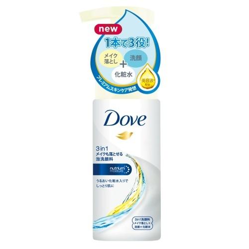 まとめ買い ユニリーバ ダヴ 3in1 メイクも落とせる泡洗顔料 135ml 10個セット