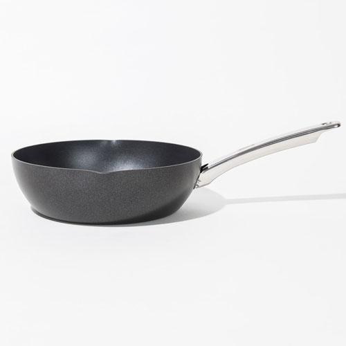 MEYER マイヤー ミニマル 深型フライパン 24cm ブラック ガラス蓋付き