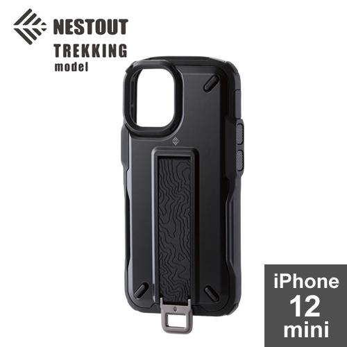 エレコム Elecom Iphone12 Mini ケース カバー Nestout 手帳 耐衝撃 水や汚れに強い ウェビングテープ 登山 アウトドア ブラック Pm 0anesttbk Cocoatta 通販 Yahoo ショッピング