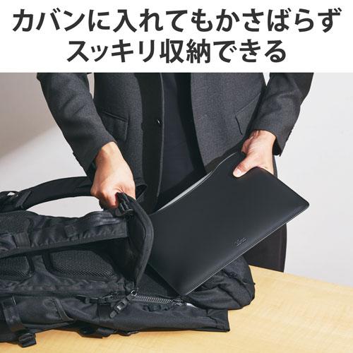 エレコム ELECOM MacBook用レザースリーブケース 13インチ ブラック BM-IBSVM2213BK｜cocoatta｜05